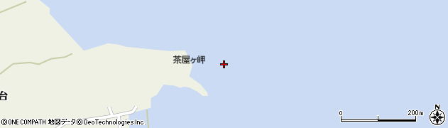 茶屋ケ岬周辺の地図