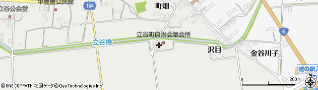 福島県相馬市立谷立谷141周辺の地図