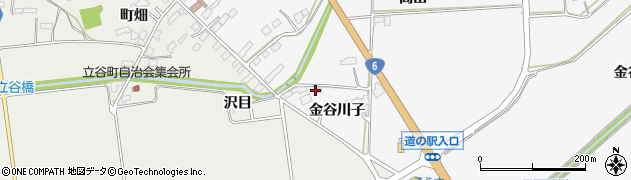 福島県相馬市日下石（金谷川子）周辺の地図