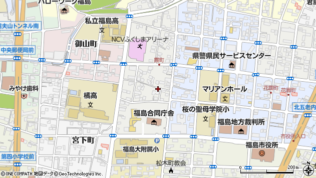 〒960-8021 福島県福島市霞町の地図