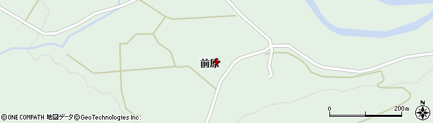 福島県相馬市山上前原周辺の地図