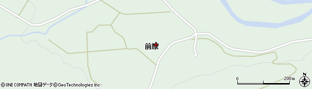 福島県相馬市山上（前原）周辺の地図