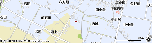 福島県福島市笹木野八方畑周辺の地図