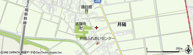 新潟県新潟市西蒲区井随574周辺の地図