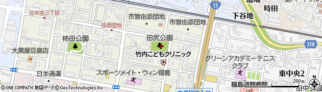 田尻公園周辺の地図