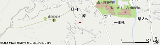 福島県福島市山口（原）周辺の地図