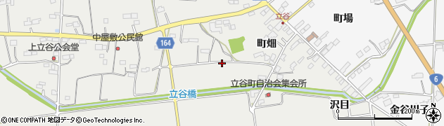 福島県相馬市立谷周辺の地図