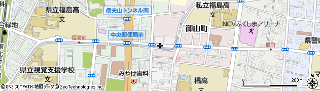 福島テレビ周辺の地図