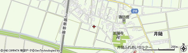 新潟県新潟市西蒲区井随191周辺の地図