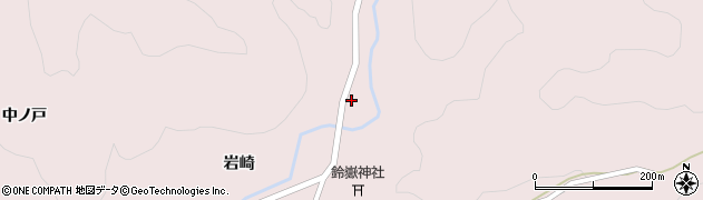 福島県伊達市霊山町石田北畑周辺の地図