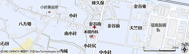 福島県福島市笹木野金谷南9周辺の地図