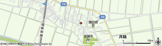 新潟県新潟市西蒲区井随1704周辺の地図