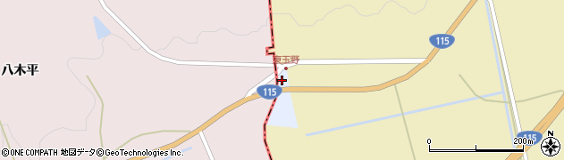 福島県相馬市玉野町裏周辺の地図
