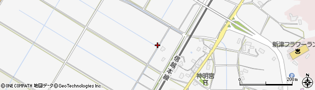 新潟県新潟市秋葉区蒲ケ沢1545周辺の地図