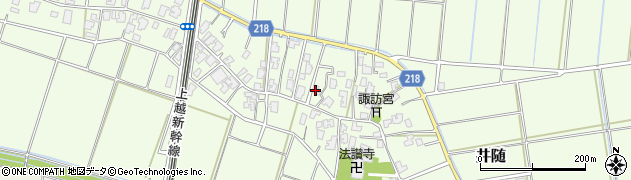 新潟県新潟市西蒲区井随1678周辺の地図
