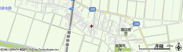 新潟県新潟市西蒲区井随1628周辺の地図