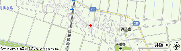 新潟県新潟市西蒲区井随1627周辺の地図