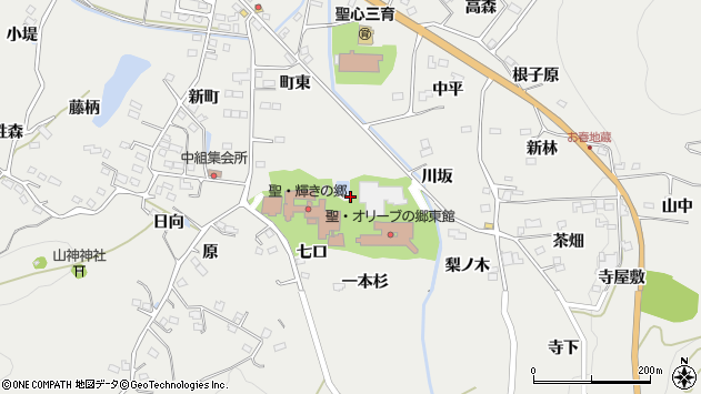 〒960-8202 福島県福島市山口の地図