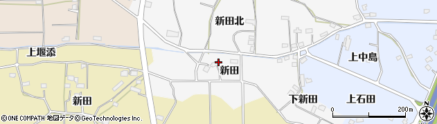 福島県福島市下野寺（新田）周辺の地図
