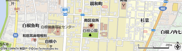 新潟県新潟市南区周辺の地図