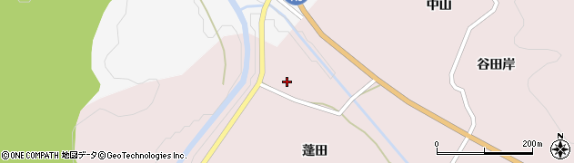 福島県伊達市霊山町石田川原周辺の地図
