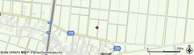 新潟県新潟市西蒲区井随周辺の地図