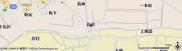 福島県福島市町庭坂（長沼）周辺の地図