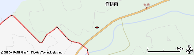 福島県伊達市霊山町下小国（江下）周辺の地図