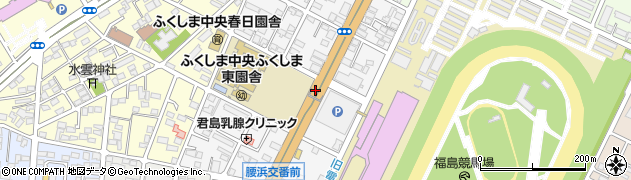 福島競馬場前周辺の地図
