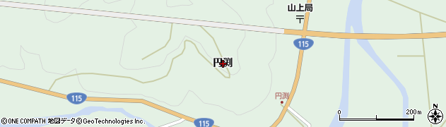 福島県相馬市山上円渕周辺の地図