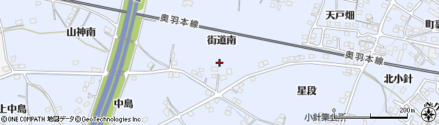 福島県福島市笹木野（街道南）周辺の地図