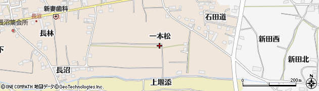 福島県福島市町庭坂（一本松）周辺の地図