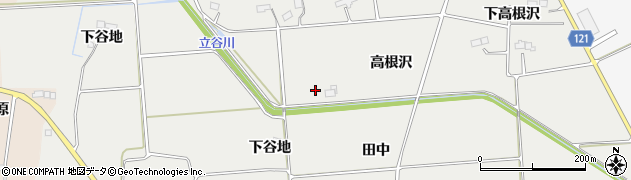 福島県相馬市立谷（高根沢）周辺の地図
