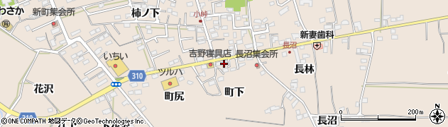 福島県福島市町庭坂町下周辺の地図