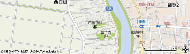 白根神社周辺の地図