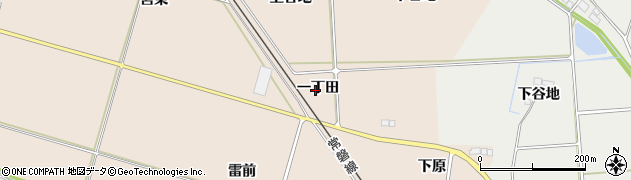 福島県相馬市坪田（一丁田）周辺の地図