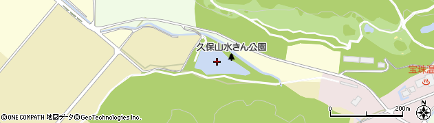 沢田堤周辺の地図