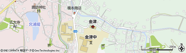 新潟市立　金津保育園周辺の地図