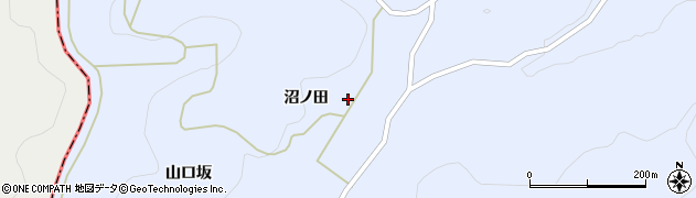 福島県伊達市保原町富沢（沼田）周辺の地図