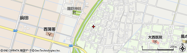 新潟県新潟市西蒲区桔梗ケ丘周辺の地図