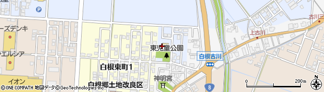 新潟市役所保育園　古川保育園周辺の地図