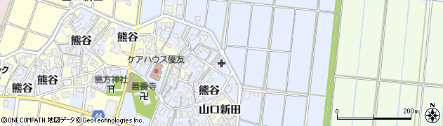 新潟県新潟市西蒲区熊谷周辺の地図