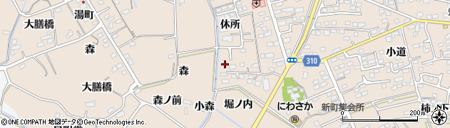 福島県福島市町庭坂堀ノ内17周辺の地図