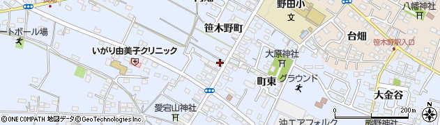 福島県福島市笹木野笹木野町43周辺の地図