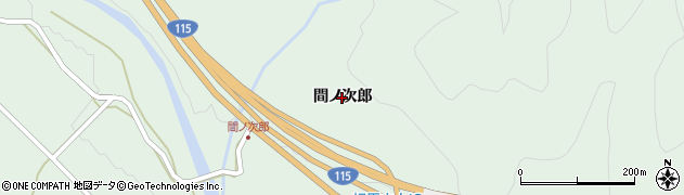 福島県相馬市山上（間ノ次郎）周辺の地図
