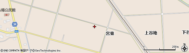 福島県相馬市坪田（宮東）周辺の地図