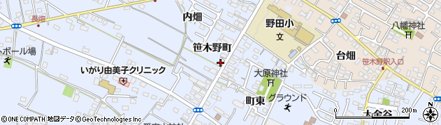 福島県福島市笹木野笹木野町49周辺の地図