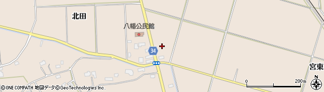 福島県相馬市坪田（ハツカラ）周辺の地図