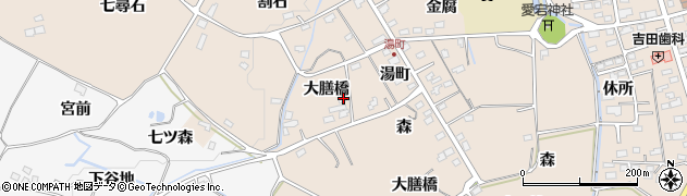 株式会社福島植物園周辺の地図