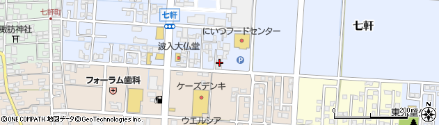新潟県新潟市南区七軒173周辺の地図